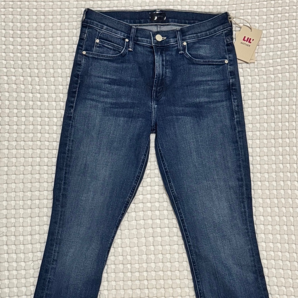 NWT Mother Lil Mid Rise Dazzler Ankle size 27